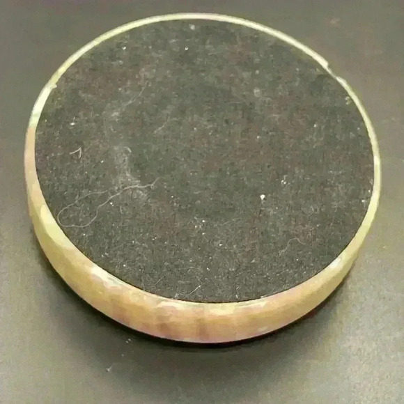 Vintage Desk Paperweight Directional  COMPASS Mounted in Marble WNN Taiwan - Picture 4 of 6